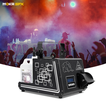 Moka SFX 1000W Adjustable Angle DMX Oil-Based Mist Haze Fog Machine for DJ Clubs and Events