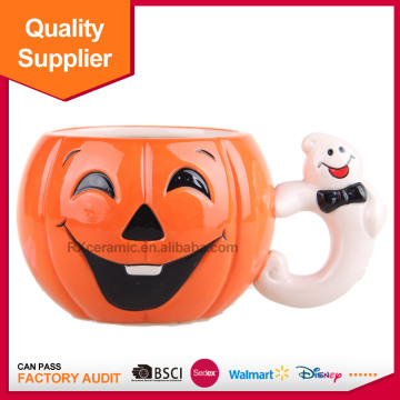 Halloween Festival creative pumpkin shape ceramic coffee mug