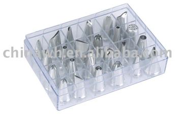 stainless steel Pastry Tips 24 pcs sets