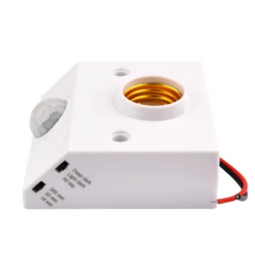 85-265V Automatic Infrared PIR Motion Sensor LED Wall Lamp with E27 Socket