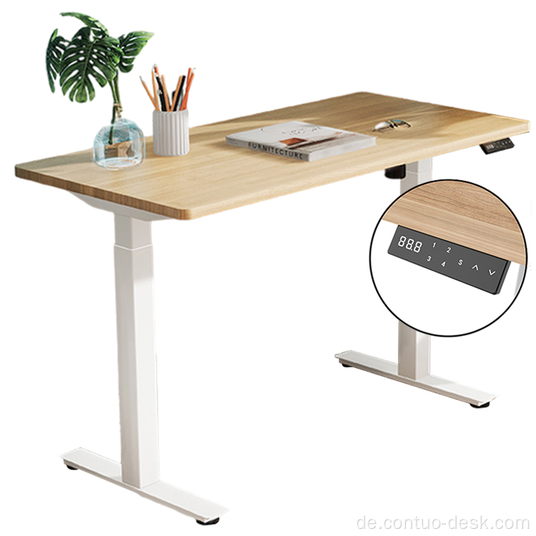 2024 Neues Design moderner verstellbarer Sitzstehende Office Desk Electric Sit und Stand Office Desk