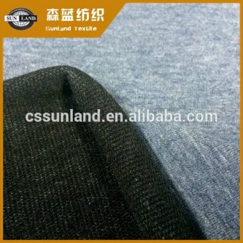 2016 hot Melange cotton poly spandex cotton terry fabric