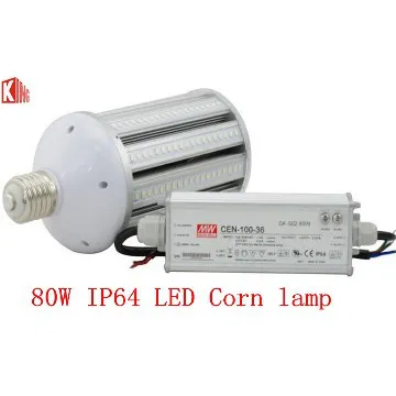 factory sale 80W IP64 E40 LED Corn bulb corn lamp
