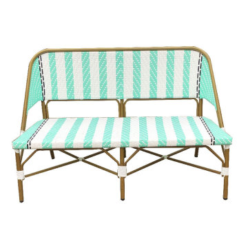 Vintage Parisian Wicker Bamboo Cafe Furniture