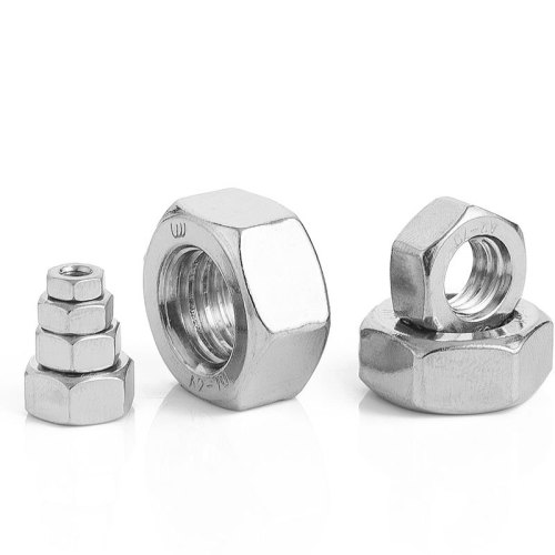 Hexagon Full Nut Nickel Plated Nuts