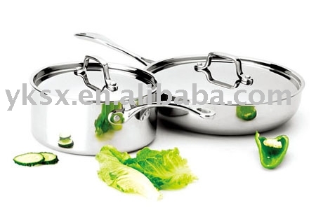 Tri-ply 4pcs cookware