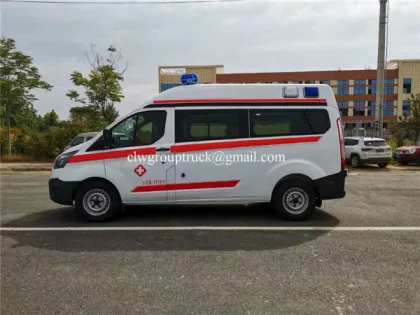 ward-type ambulance with medical vehicle