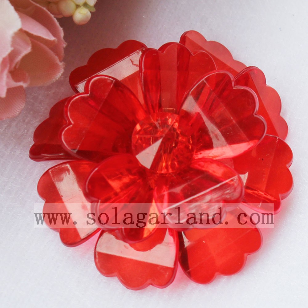 50MM Crystal Bead Flowers