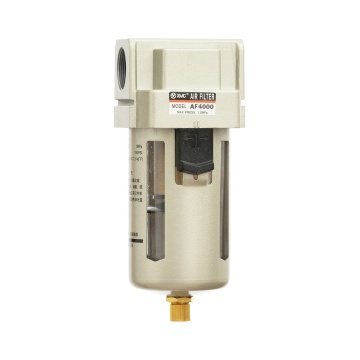 High Precision Air Treatment Unit XMC AF4000-04 G1/2 for Portable Compressed Air Filter in Pneumatics Manual Drain for Spray Gun