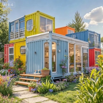 Bespoke Prefabricated Container Commercial Space Custom Modular Container House for Cafe & Retail
