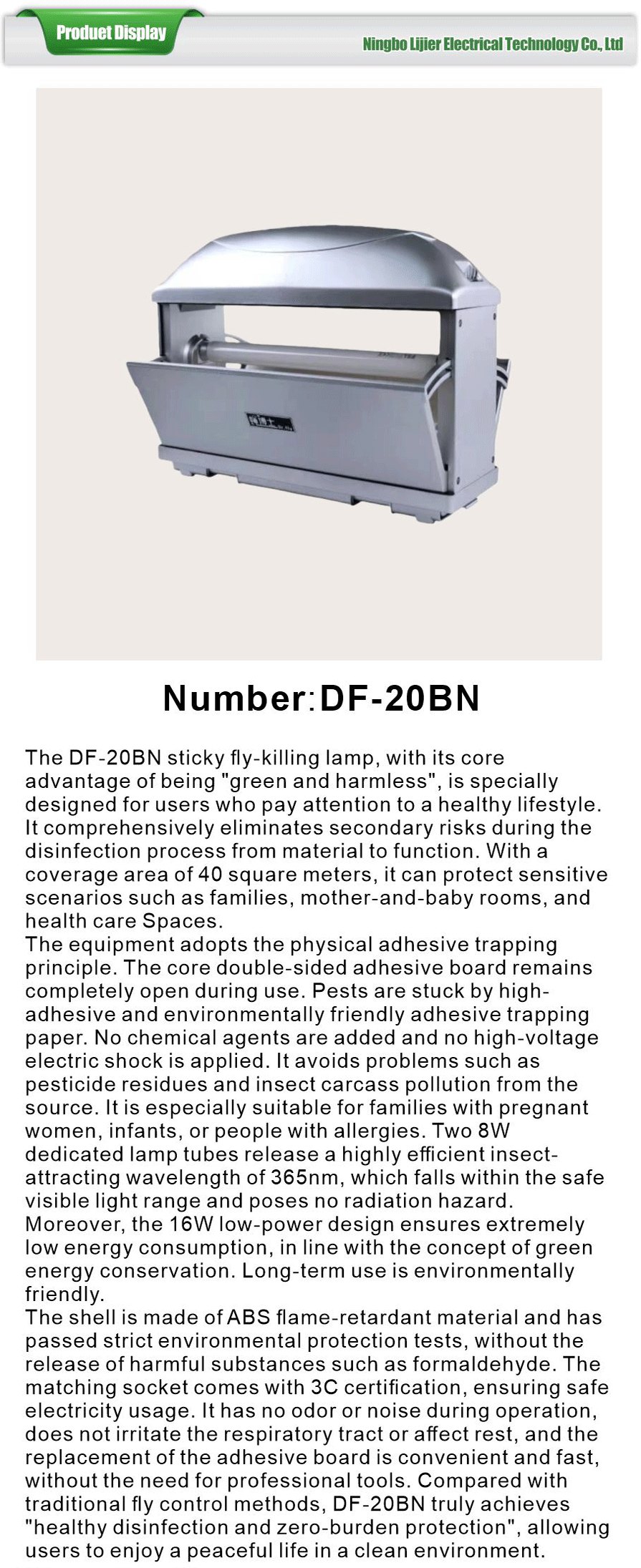 Doctor Fly Fly-killing Lamp-xiangqing1-LJE018