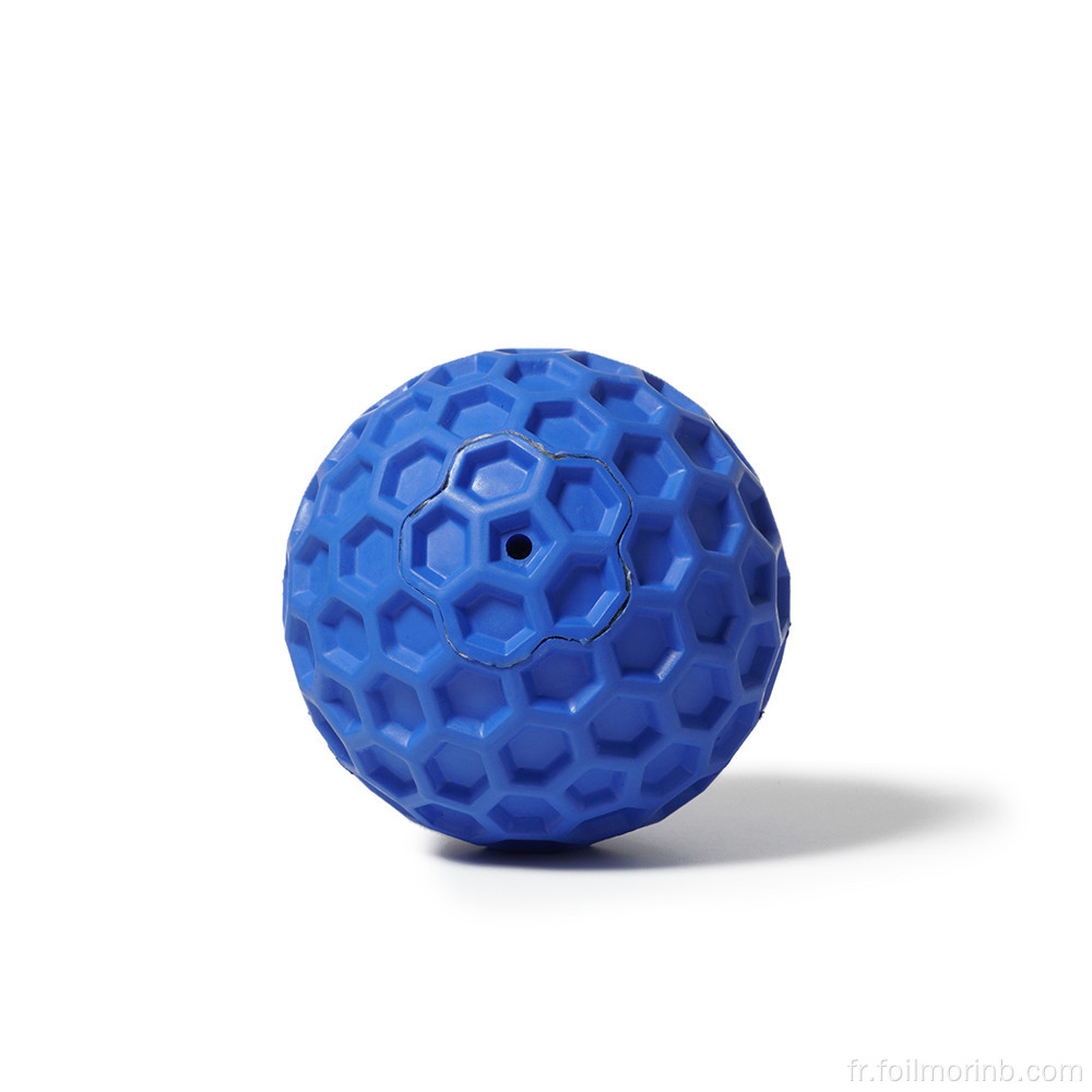 Balle de golf en caoutchouc durable pour chien à mâcher