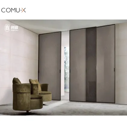 Custom Automatic Sliding Door Soft Closing Aluminium Sliding Door Sliding Glass Doors for Patio