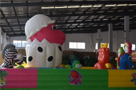 Commercial grade inflatable air bounce combo water slide for sale