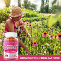 Vegan Echinacea Gummies cu suport imunitar negru de Elderberry