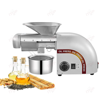 Small Scale Virgin Coconut Oil Extraction Machine | Olive Peanut Sesame Oil Press Equipment with Filter