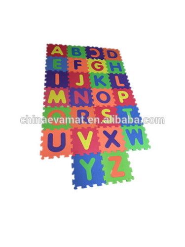 Educational Toy Style and EVA Material EVA Foam Alphabet Puzzle Mat