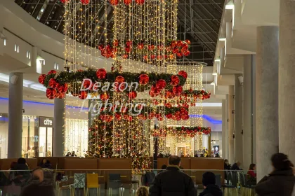 Hanging Atrium Christmas Lights for Shopping Malls