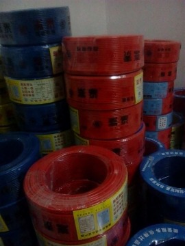 150V/220V/450/750V PVC insulated copper wire , electric wire , building cable wire