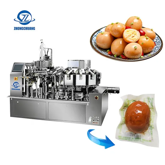 Automatic Vacuum Packing Machine for Custom Veggie Cubes in Premade Bags