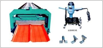 3 Phases 7.5kw Hydraulic Colored Steel Roofing Sheet Forming Machinery