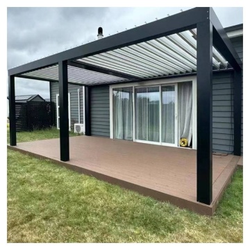 Intelligent Aluminum Louver Roof Pavilion: Waterproof Shade Solution for Outdoor Spaces