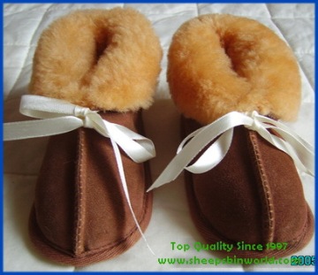 sheepskin baby shoes children boots
