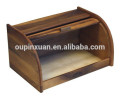 Bambú y madera 100% ecológicos Roll Top Bread Box &amp; Storage Box