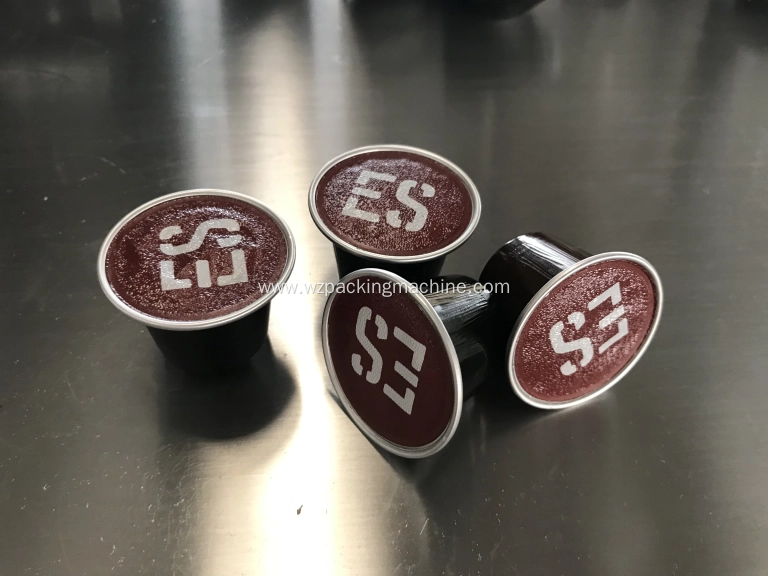 Fully Automatic K Cup Nespresso Coffee Capsules Filling Sealing Machine Large Scale