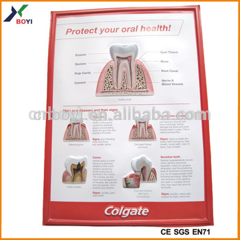 3d embossed medical poster