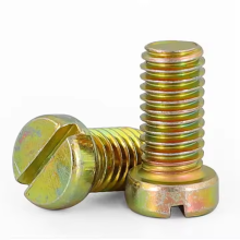 Color-zinc Plated Carbon Steel Slotted Bolts