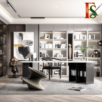 Elegant Custom Built-In Bookcase Modern House Design