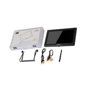 Hawkeye 10-inch Diversity Receiver, FPV 1024x600 Captain Monitor with ELRS Screen for RC Airplanes and Drones