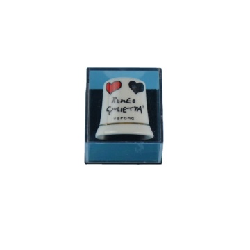 Hotsale: Golden Ring and Porcelain Thimbles in Acrylic Box Gift Set