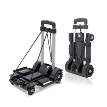 Non-deformable aluminum alloy rod hand truck