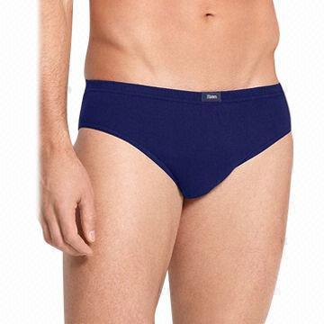 Dark Blue Men's Briefs, Comfort Soft Waistband, Highly Elastic and Comfortable, Ring Spun Cotton