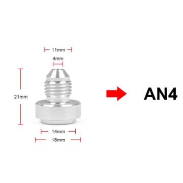 AN4 AN6 AN8 AN10 AN12 AN16 aluminum Fitting