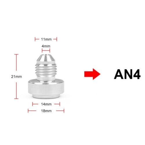 AN4 AN6 AN8 AN10 AN12 AN16 INSTACTIVO DE ALUMINIO