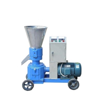 ZLSP150 Flat Die Holzfutter Pellet -Herstellung Maschine - 4kW, 200 kg/h. Kapazität für Tierfuttermittel