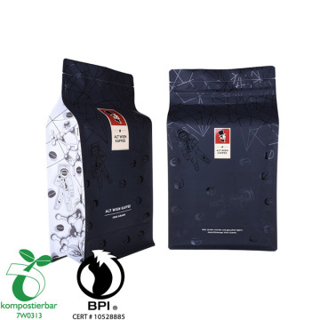 Zipper Flat Bottom Compostable And Biodegradable Plastic Bag