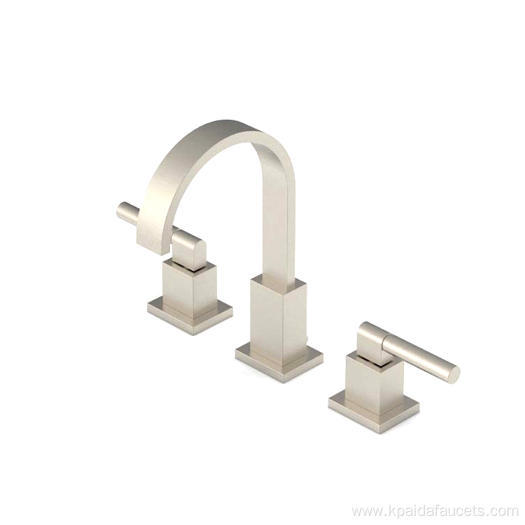 Lavatory Washbasin Watetgfall Faucet Brushed Nickel Bathroom Faucet Hot Sale Basin Mixer Faucet