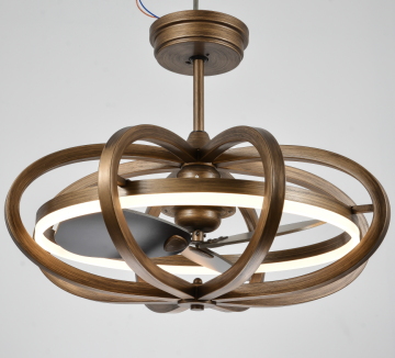 Modern LED Ceiling Fan with Light and Remote Control