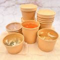 16ozPaper Food Soup Cup Leakproof Waterproof Soup