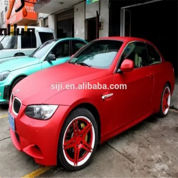 Custom Matte Chrome Vinyl PVC Car body warp sticker