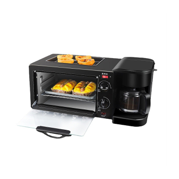 3 In 1 Home Multi-Function Breakfast Maker: Oven, Toaster, Coffee Maker
