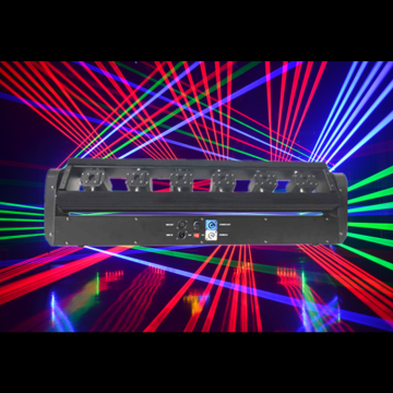 RGB Single Color 6 Head Laser Bar and Green Laser Beam Lights for DJ, Disco, KTV, and Stage Lighting