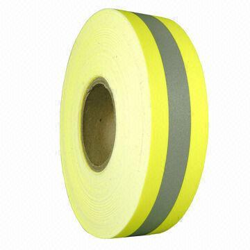 Flame-resistant Reflective Tape, 100% FR Treated Cotton, Approved to NFPA 1971, EN 469