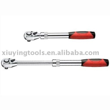 TOP WH-T132H Extendable Ratchet handle with soft grip ( CRV steel)