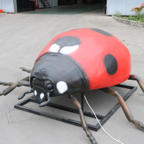 Giant animatronic ladybug at Wetland Park