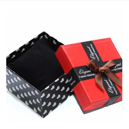 Square Paper Watch Gift Box Without Brand Logo